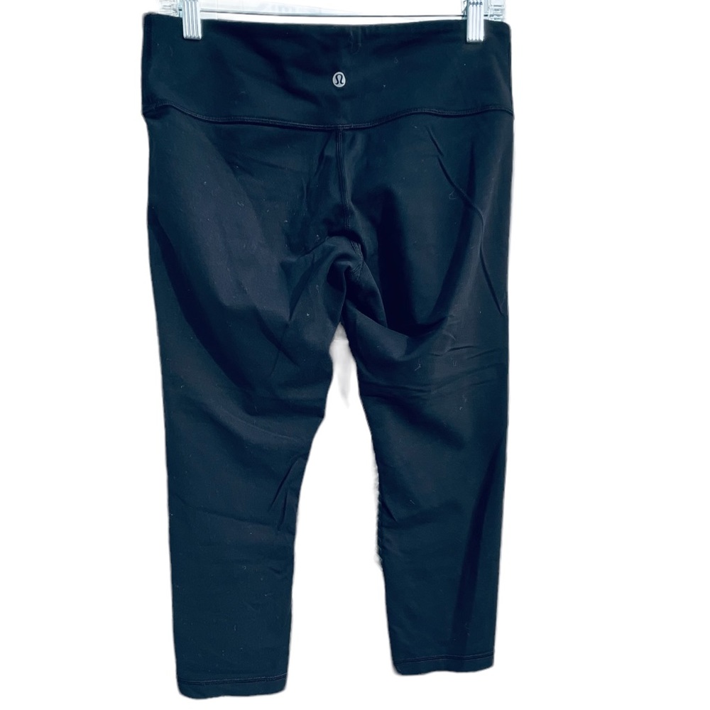 Lululemon Wunder Under Black Crop Women’s size 10